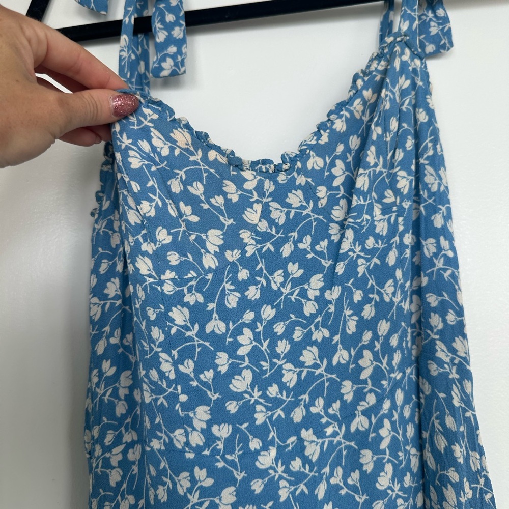 Reformation Nikia Blue Floral Maxi Dress - Picture 6 of 6